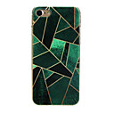 baratos Capinhas para iPhone-Capinha Para Apple iPhone X / iPhone 8 Plus / iPhone 8 Ultra-Fina / Estampada / Ador&amp;aacute;vel Capa traseira Estampa Geom&amp;eacute;trica Macia TPU