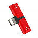 baratos Capinhas para iPhone-3 em 1 conversor de fone de ouvido de 8 pinos para iphone 8/8 mais / x / 7 / 7plus