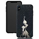 baratos Capinhas para iPhone-Capinha Para Apple iPhone XS / iPhone XR / iPhone XS Max Antichoque / &amp;Aacute;spero / Estampada Capa traseira Mulher Sensual Macia TPU