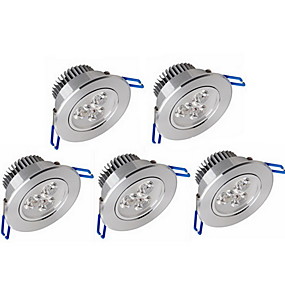 baratos Lâmpadas de LED de Embutir-Zdm 5 pcs dimmable 3x2 w de alta potência levou lâmpada 500-550 lm levou luzes de teto recesso retrofit leds branco quente frio branco ac 110 v / ac 220 v