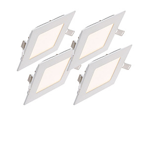 baratos Luminárias de Painel-Zdm® 4 pcs 6 w 500-600 lm led holofotes 30 pcs contas led smd 2835 decorativo branco quente / branco frio / branco natural 85-265 v / 4 pcs