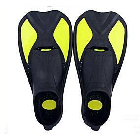 baratos Esportes Aquáticos-Fins de Mergulho Barbatanas Flexível Pala Curta Durável Natação Mergulho Snorkeling Silicone - para Adulto Amarelo Azul Rosa claro