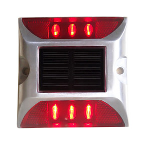 baratos Luzes do caminho-1pç 6 W Focos de LED Decorativa Vermelho <5 V Iluminação Externa 6 Contas LED