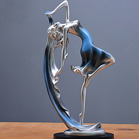 baratos Decorações em Madeira-Home Decorações, Resina Contemporâneo Moderno para Decoração do lar Presentes 1pç