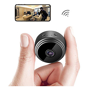 baratos Segurança-a9 câmera ip câmera de segurança mini câmera wi-fi micro câmera pequena filmadora gravador de vídeo versão noite ao ar livre vigilância em casa hd sem fio do telefone monitor remoto do android app