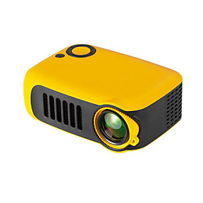 baratos Projetores-Mini projetor portátil de 800 lúmens suporta 1080p lcd 50000 horas de vida útil da lâmpada projetor de vídeo em home theater