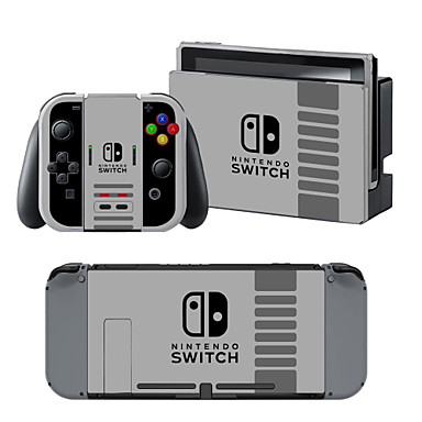 baratos Acessórios para Nintendo Switch-adesivo b-skin para nintendo switch-grey