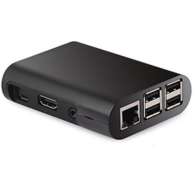 baratos Raspberry Pi-Framboesa pi 3 geração b tipo caso transparente tricolor pi 3 caso