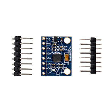 baratos Módulos-o último mpu 6050 6000 3v ~ 5v módulo de acelerador de giroscópio de 6 eixos